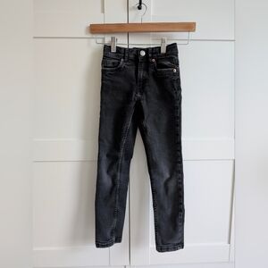 Zara Boys Black Skinny  Denim Jeans Size 7